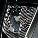 Adesivo decorativo per pannello ingranaggi in fibra di carbonio per auto per Toyota Corolla / Levin 2014-2018, guida a destra, Gear Panel, Right Drive (Carbon Fiber Black), Gear Panel, Right Drive (Red)