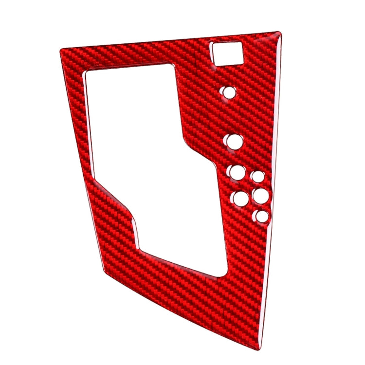 Adesivo decorativo per pannello ingranaggi in fibra di carbonio per auto per Toyota Corolla / Levin 2014-2018, guida a destra, Gear Panel, Right Drive (Carbon Fiber Black), Gear Panel, Right Drive (Red)