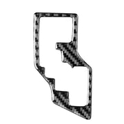 Adesivo decorativo per ingranaggi in fibra di carbonio per auto per Toyota Corolla / Levin 2014-2018, guida a destra, Gear, Right Drive