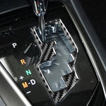 Adesivo decorativo per ingranaggi in fibra di carbonio per auto per Toyota Corolla / Levin 2014-2018, guida a sinistra, Gear, Left Drive