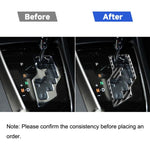Adesivo decorativo per ingranaggi in fibra di carbonio per auto per Toyota Corolla / Levin 2014-2018, guida a sinistra, Gear, Left Drive