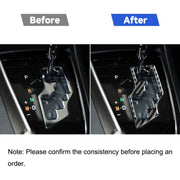 Adesivo decorativo per ingranaggi in fibra di carbonio per auto per Toyota Corolla / Levin 2014-2018, guida a sinistra, Gear, Left Drive