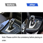 Adesivo decorativo per pannello ingranaggi auto in fibra di carbonio a tre colori per BMW (F30) 2013-2017 / (F34) 2013-2017, guida a destra, Right Drive