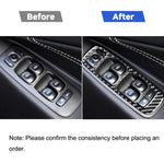 Set di adesivi decorativi per porte in fibra di carbonio 4 in 1 per auto B per Volvo XC90 2003-2014, guida a destra, Door Set B, Right Drive