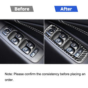 Set di adesivi decorativi per porte in fibra di carbonio 4 in 1 per auto B per Volvo XC90 2003-2014, guida a destra, Door Set B, Right Drive