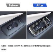 Set di adesivi decorativi per porte in fibra di carbonio 4 in 1 per auto B per Volvo XC90 2003-2014, guida a destra, Door Set B, Right Drive