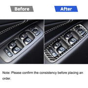 Adesivo decorativo per alzacristalli B in fibra di carbonio per auto per Volvo XC90 2008-2014, guida a sinistra, Window Lift B, Left Drive