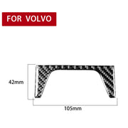 Adesivo decorativo per pannello di controllo posteriore in fibra di carbonio per auto per Volvo XC90 2003-2014, guida a destra e a sinistra universale, Rear Control Panel