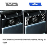 Adesivo decorativo per pannello di controllo posteriore in fibra di carbonio per auto per Volvo XC90 2003-2014, guida a destra e a sinistra universale, Rear Control Panel