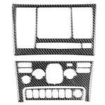 Set pannello di controllo in fibra di carbonio per auto B Adesivo decorativo per Volvo XC90 2003-2014, guida a destra e a sinistra universale, Control Panel Set B