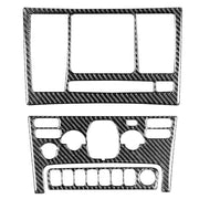 Set pannello di controllo in fibra di carbonio per auto B Adesivo decorativo per Volvo XC90 2003-2014, guida a destra e a sinistra universale, Control Panel Set B