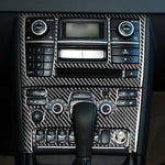 Set pannello di controllo in fibra di carbonio per auto B Adesivo decorativo per Volvo XC90 2003-2014, guida a destra e a sinistra universale, Control Panel Set B