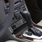 Pannello aria condizionata per auto in fibra di carbonio Un adesivo decorativo per Volvo XC90 2003-2014, guida a destra e a sinistra universale, Air Conditioning Panel A