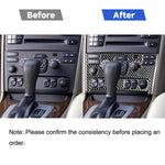 Pannello aria condizionata per auto in fibra di carbonio Un adesivo decorativo per Volvo XC90 2003-2014, guida a destra e a sinistra universale, Air Conditioning Panel A