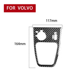 Adesivo decorativo per controllo fari in fibra di carbonio per auto per Volvo XC90 2003-2014, guida a destra e a sinistra universale, Headlight Control