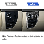 Adesivo decorativo per controllo fari in fibra di carbonio per auto per Volvo XC90 2003-2014, guida a destra e a sinistra universale, Headlight Control
