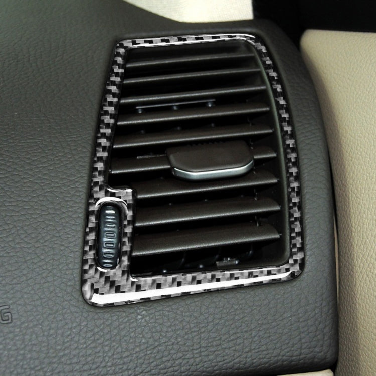 Adesivo decorativo per uscita aria su due lati in fibra di carbonio per auto per Volvo XC90 2003-2014, guida a destra e a sinistra universale, Two Sides Air Outlet