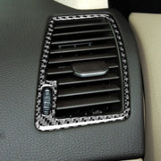 Adesivo decorativo per uscita aria su due lati in fibra di carbonio per auto per Volvo XC90 2003-2014, guida a destra e a sinistra universale, Two Sides Air Outlet