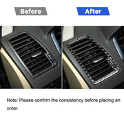 Adesivo decorativo per uscita aria su due lati in fibra di carbonio per auto per Volvo XC90 2003-2014, guida a destra e a sinistra universale, Two Sides Air Outlet
