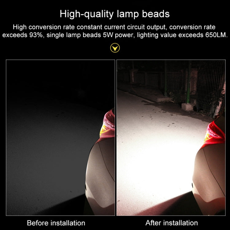 Luce di retromarcia Super Bright Eagle Eye LED per auto DC12V / 5W / 6000K / 650LM con decodifica, LED Super Bright  6000K