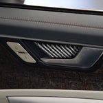 Adesivo decorativo per porta interna in fibra di carbonio per auto per Audi A6L / A7 2019-, guida a destra e a sinistra universale, Inner Door Bowl