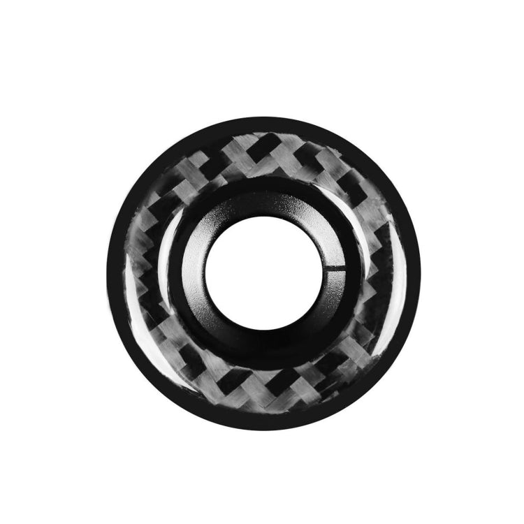 Adesivo decorativo per anello di accensione in fibra di carbonio per auto per Volkswagen Beetle 2012-2019, guida a destra e a sinistra universale, Ignition Ring