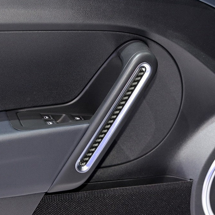 Adesivo decorativo per porta in fibra di carbonio per auto per Volkswagen Beetle 2012-2019, guida a destra e a sinistra universale, Door