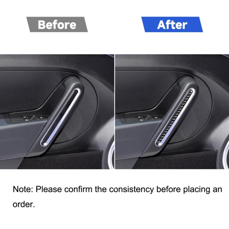 Adesivo decorativo per porta in fibra di carbonio per auto per Volkswagen Beetle 2012-2019, guida a destra e a sinistra universale, Door