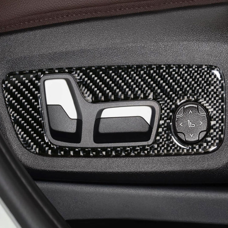 Adesivo decorativo per maniglia per porta C ad alte prestazioni in fibra di carbonio per auto per BMW G01 X3 2018-2020 / G02 X4 2019-2020, guida a destra e a sinistra universale, Door Handle C