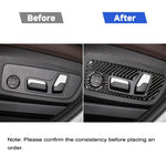 Adesivo decorativo per maniglia per porta C ad alte prestazioni in fibra di carbonio per auto per BMW G01 X3 2018-2020 / G02 X4 2019-2020, guida a destra e a sinistra universale, Door Handle C
