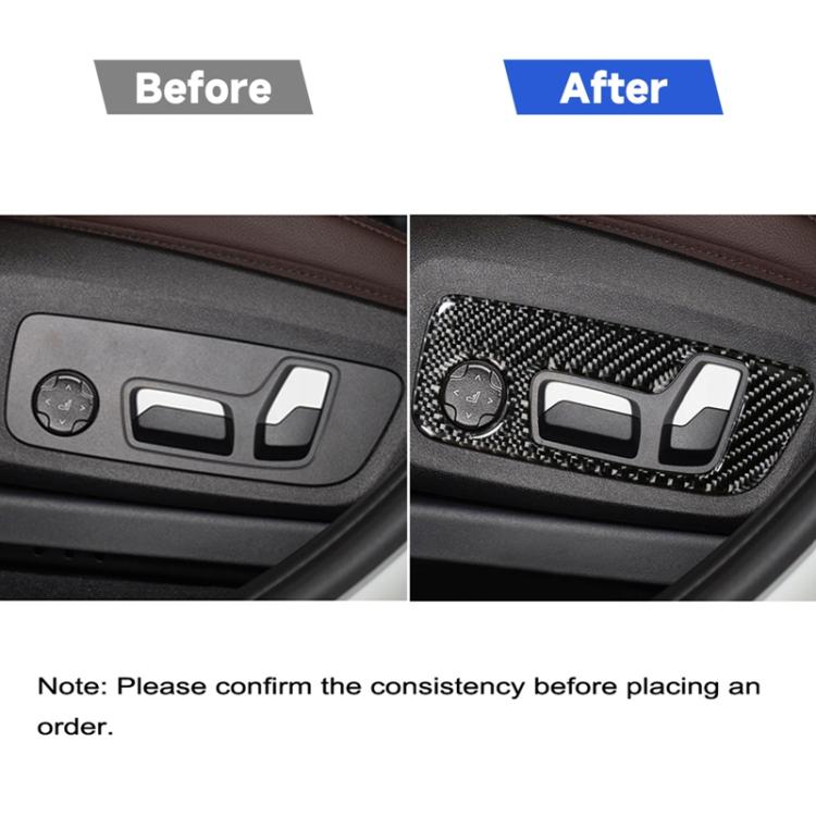 Adesivo decorativo per maniglia per porta C ad alte prestazioni in fibra di carbonio per auto per BMW G01 X3 2018-2020 / G02 X4 2019-2020, guida a destra e a sinistra universale, Door Handle C