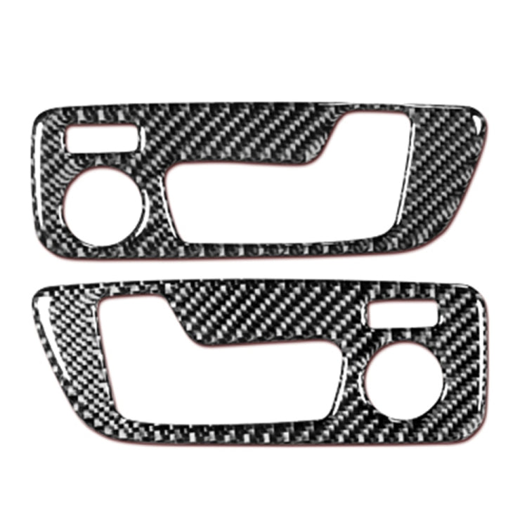 Maniglia per porta ad alte prestazioni M in fibra di carbonio per auto, adesivo decorativo per BMW G01 X3 2018-2020 / G02 X4 2019-2020, guida a destra e a sinistra universale, Door Handle A