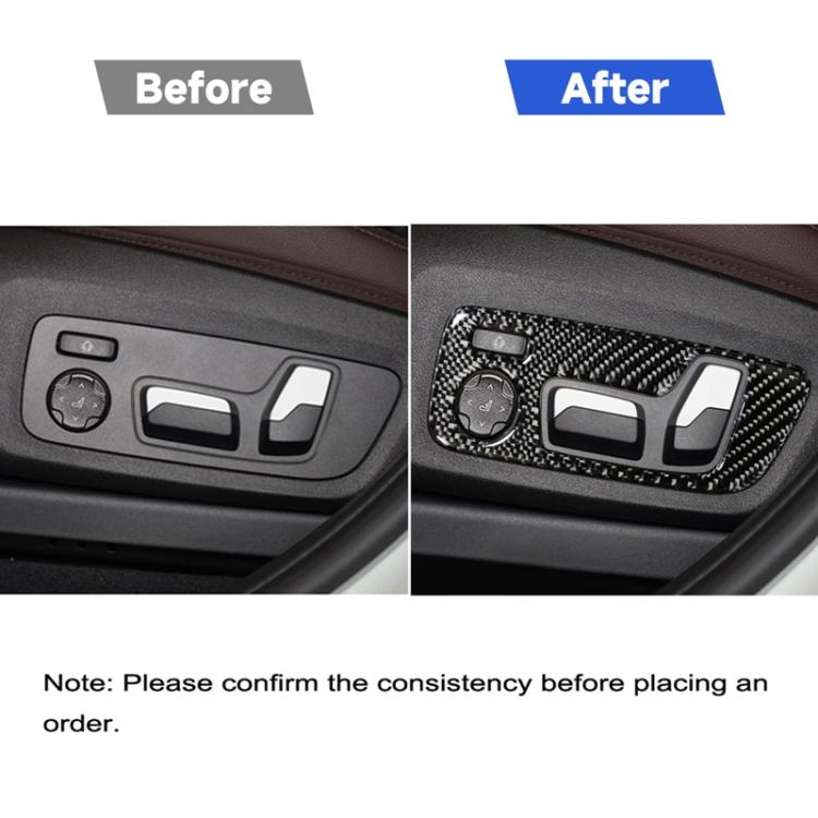 Maniglia per porta ad alte prestazioni M in fibra di carbonio per auto, adesivo decorativo per BMW G01 X3 2018-2020 / G02 X4 2019-2020, guida a destra e a sinistra universale, Door Handle A