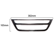 Adesivo decorativo CD per climatizzatore per auto in fibra di carbonio per pannello di controllo M Performance per BMW G01 X3 2018-2020 / G02 X4 2019-2020, guida a destra e a sinistra universale, Air Conditioner CD Control Panel A
