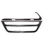 Adesivo decorativo 2 in 1 per condizionatore d'aria CD in fibra di carbonio per auto, pannello di controllo M Performance, per BMW G01 X3 2018-2020 / G02 X4 2019-2020, guida a sinistra, 2 in 1 Air Conditioner CD Control Panel