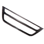 Adesivo decorativo 2 in 1 per condizionatore d'aria CD in fibra di carbonio per auto, pannello di controllo M Performance, per BMW G01 X3 2018-2020 / G02 X4 2019-2020, guida a sinistra, 2 in 1 Air Conditioner CD Control Panel