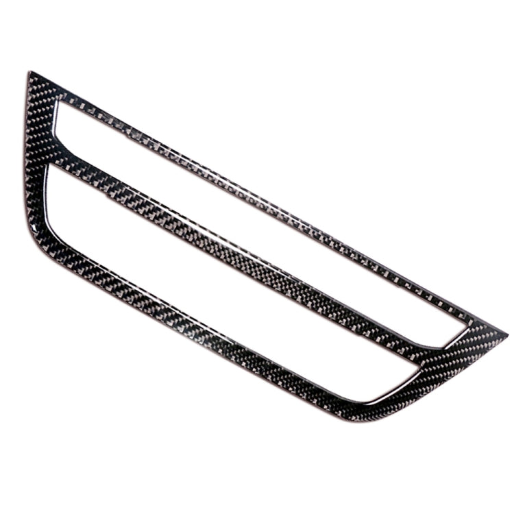 Adesivo decorativo 2 in 1 per condizionatore d'aria CD in fibra di carbonio per auto, pannello di controllo M Performance, per BMW G01 X3 2018-2020 / G02 X4 2019-2020, guida a sinistra, 2 in 1 Air Conditioner CD Control Panel