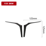 Volante per auto 2 in 1 in fibra di carbonio sotto l'adesivo decorativo per BMW G01 X3 2018-2020 / G02 X4 2019-2020, guida a destra e a sinistra universale, Steering Wheel Below