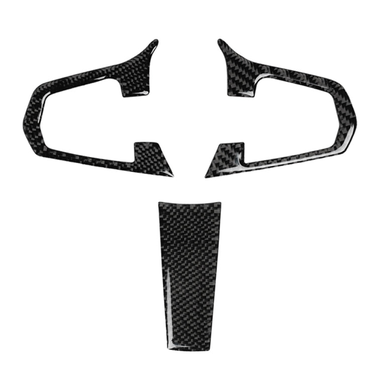 Volante per auto 3 in 1 in fibra di carbonio tinta unita un adesivo decorativo per BMW G01 X3 2018-2020 / G02 X4 2019-2020, guida a destra e a sinistra universale, Steering Wheel Solid Color A