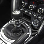 Adesivo decorativo per ingranaggi in fibra di carbonio per Subaru BRZ / Toyota 86 2017-2019, guida a destra, Gear, Right Drive