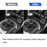Adesivo decorativo per ingranaggi in fibra di carbonio per Subaru BRZ / Toyota 86 2017-2019, guida a destra, Gear, Right Drive