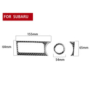 Scatola portaoggetti per auto 3 in 1 in fibra di carbonio, un adesivo decorativo per Subaru BRZ / Toyota 86 2017-2019, guida a destra, Storage Box A, Right Drive