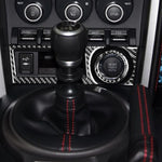 Scatola portaoggetti per auto 3 in 1 in fibra di carbonio, un adesivo decorativo per Subaru BRZ / Toyota 86 2017-2019, guida a destra, Storage Box A, Right Drive