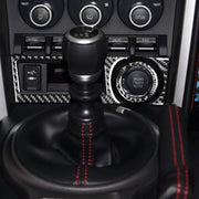Scatola portaoggetti per auto 3 in 1 in fibra di carbonio, un adesivo decorativo per Subaru BRZ / Toyota 86 2017-2019, guida a destra, Storage Box A, Right Drive