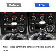 Scatola portaoggetti per auto 3 in 1 in fibra di carbonio, un adesivo decorativo per Subaru BRZ / Toyota 86 2017-2019, guida a destra, Storage Box A, Right Drive