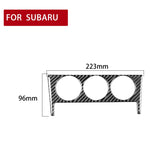 Pulsante dell'aria condizionata per auto in fibra di carbonio Un adesivo decorativo per Subaru BRZ / Toyota 86 2017-2019, guida a destra e a sinistra universale, Air Conditioning Button A