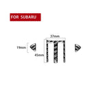 Adesivo decorativo per presa d'aria centrale in fibra di carbonio 3 in 1 per Subaru BRZ / Toyota 86 2017-2019, guida a destra e a sinistra universale, Central Air Outlet