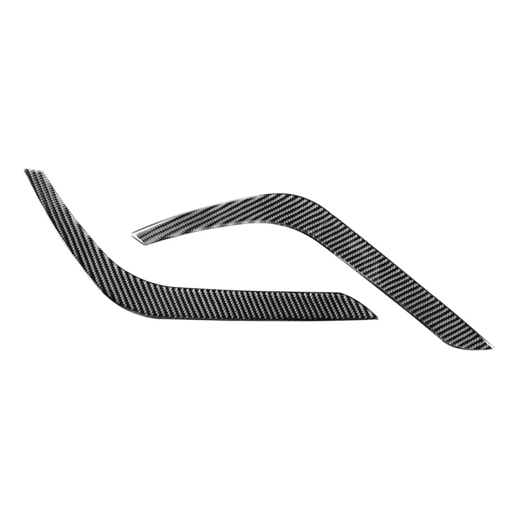 2 Pz/set Adesivo Decorativo per Sopracciglia per Faro in Fibra di Carbonio per Toyota Tundra 2014-2018, Guida a Sinistra Destra, Headlight Eyebrow