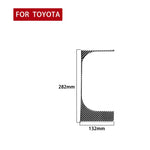 Adesivo decorativo per telaio portabicchieri per auto in fibra di carbonio per Toyota Tundra 2014-2018, guida a destra, Cup Holder Frame, Right Driving