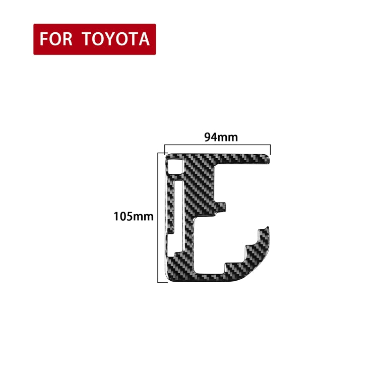 Adesivo decorativo indicatore di marcia per auto in fibra di carbonio per Toyota Tundra 2014-2018, guida a sinistra destra universale, Gear Indicator